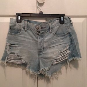 American Eagle Distressed Denim Shorts